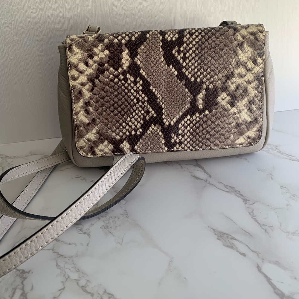 Light Gray Leather Purse